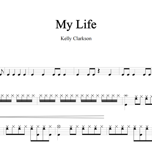 鼓谱*Kelly Clarkson_My Life.asp